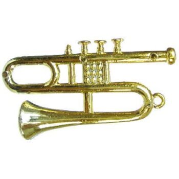 Deko-Trombone gold 4,5 cm