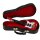 Mini E-Gitarre rot Premium im Geschenkkoffer 12 cm