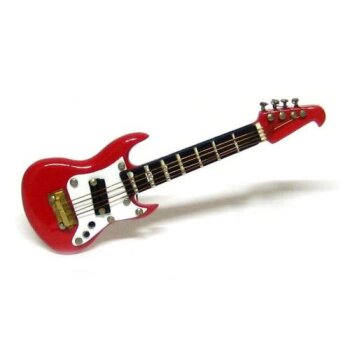 E-Gitarre mini rot 8 cm Mini-Gitarre Gitarre im...