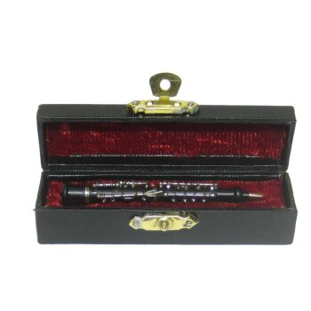 Oboe mini 7,7 cm Miniatur-Oboe im Geschenkkoffer