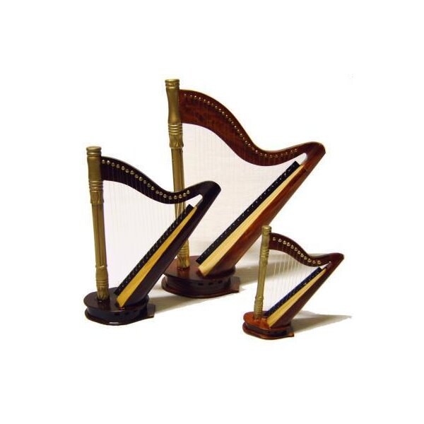 Harfe aus Holz 20 cm