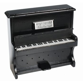Miniatur-Klavier Mini-Klavier Miniatur-Piano schwarz 10 cm