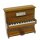 Miniatur-Klavier Mini-Klavier Miniatur-Piano mittelbraun 10 cm