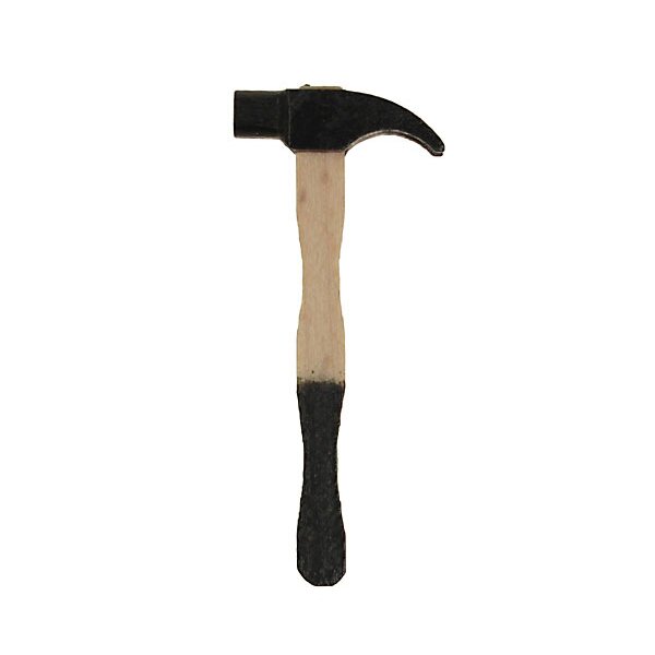 Mini Holzhammer mit Nagelentferner Klauenhammer 4cm