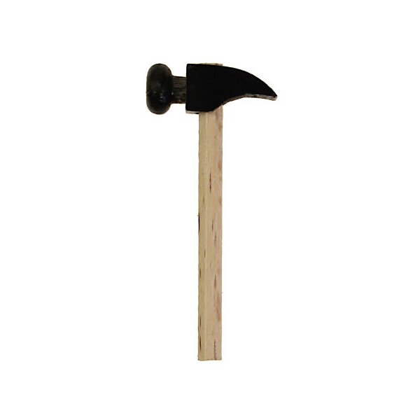 Schusterhammer mini 3,5 cm Miniatur-Werkzeug Krippenzubehör