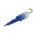 Miniatur-Regenschirm blau 8 cm