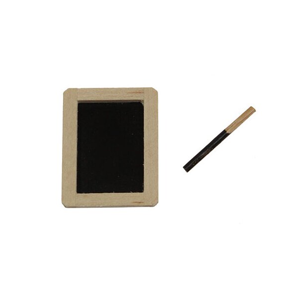 Schreibtafel mit Zeigestock mini 2,5 x 2 cm