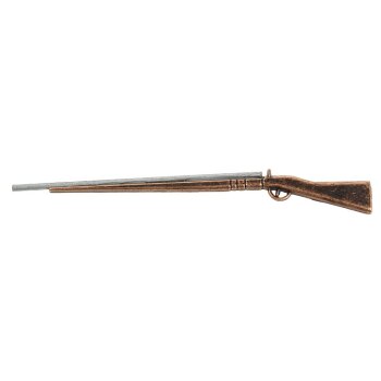 Jagd-Gewehr mini 10 cm broncefarben