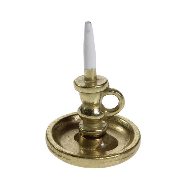 Messing-Kerzenleuchter mini mit 1 Kerze 2,7 cm