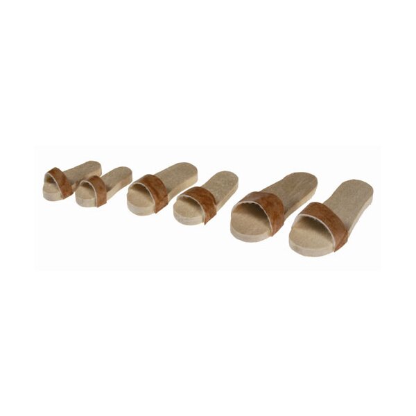 Holzpantoffeln mini 3,5 cm Holzlatschen Klapperlatschen