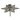 Sternenförmiger Kerzenhalter in Schneeflockenoptik 9 cm